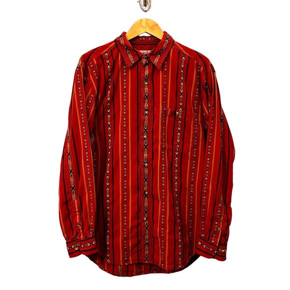 Territory Ahead Button Shirt Size L Rustic Western - Picture 1 of 11